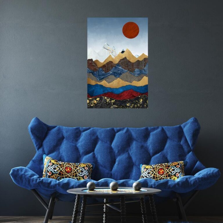 Schilderij - Colombia's Heart (1 Part) Vertical