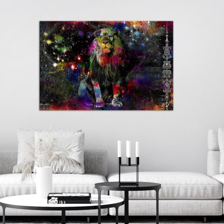 Schilderij - Colourful Africa (1 Part) Wide