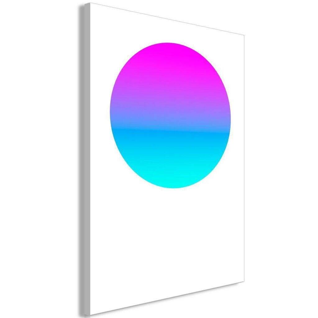 Schilderij - Colourful Circle (1 Part) Vertical - Afbeelding 2