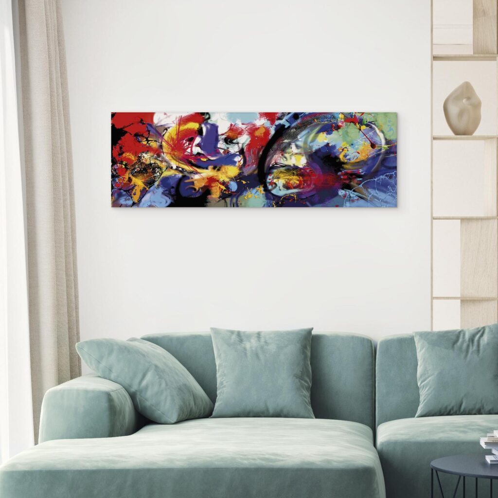 Schilderij - Colourful Immersion - Afbeelding 4