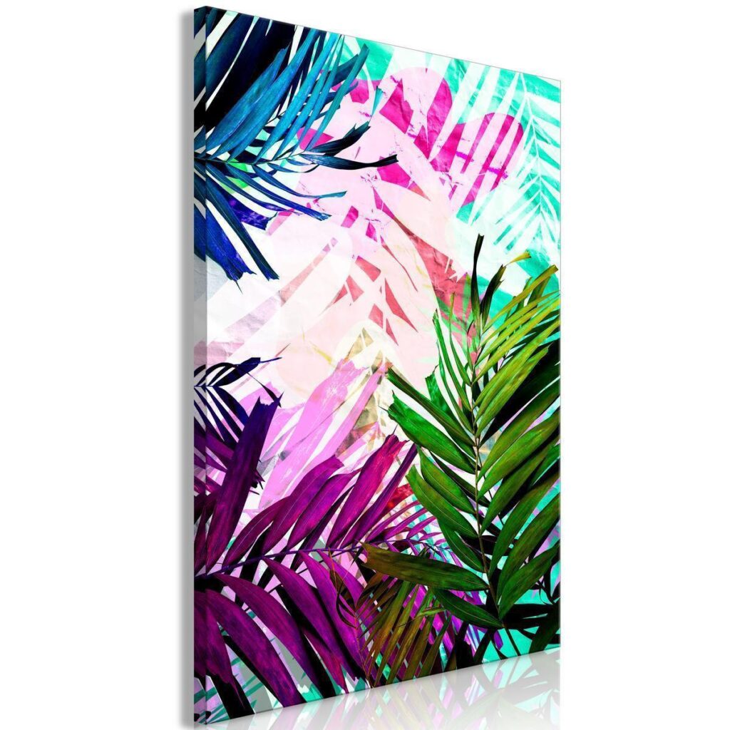 Schilderij - Colourful Rustle (1 Part) Vertical - Afbeelding 2