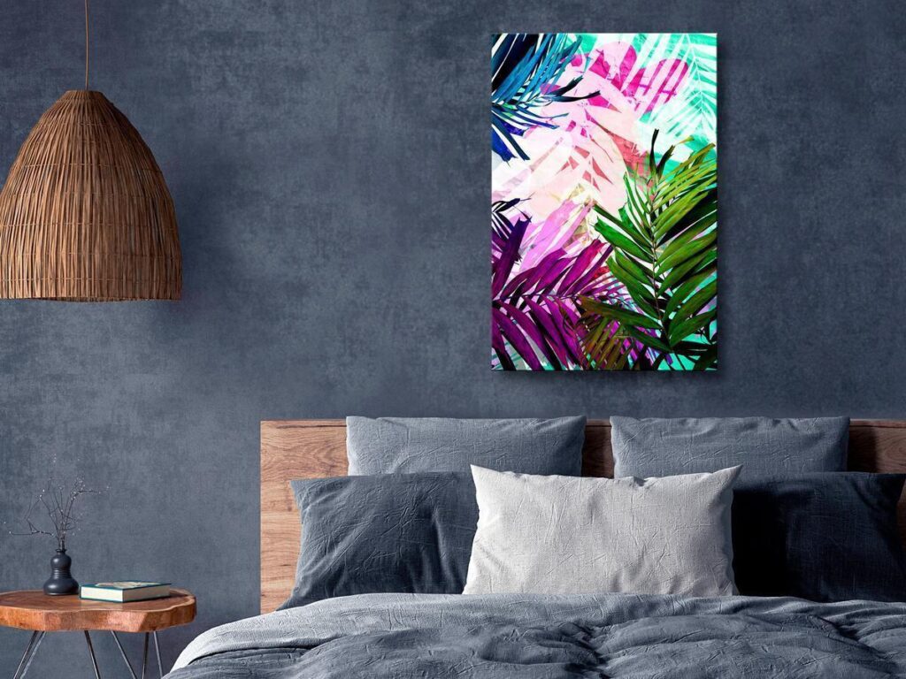 Schilderij - Colourful Rustle (1 Part) Vertical