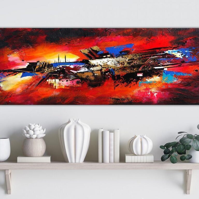Schilderij - Colours of Childhood (1 Part) Narrow