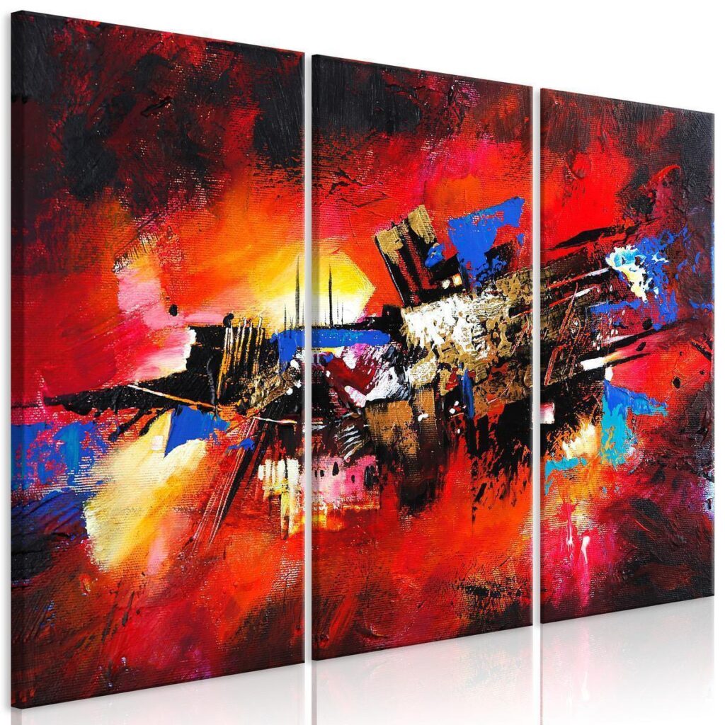 Schilderij - Colours of Childhood (3 Parts) - Afbeelding 2