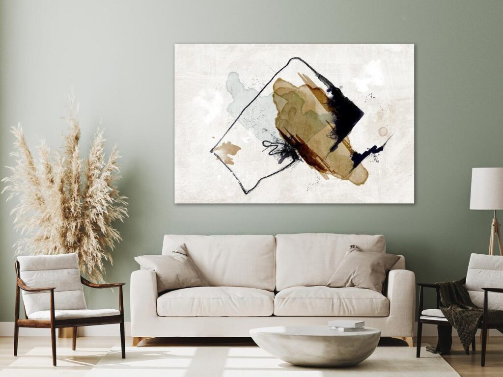 Schilderij - Composition of Feelings (1 Part) Wide