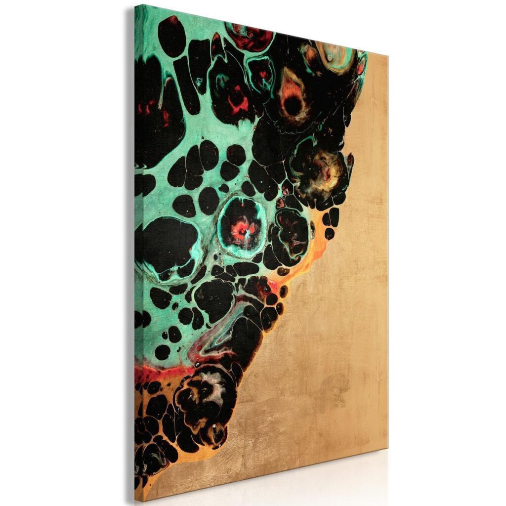 Schilderij - Composition of Micro Shapes (1-part) - Abstract Forms of Colors - Afbeelding 2