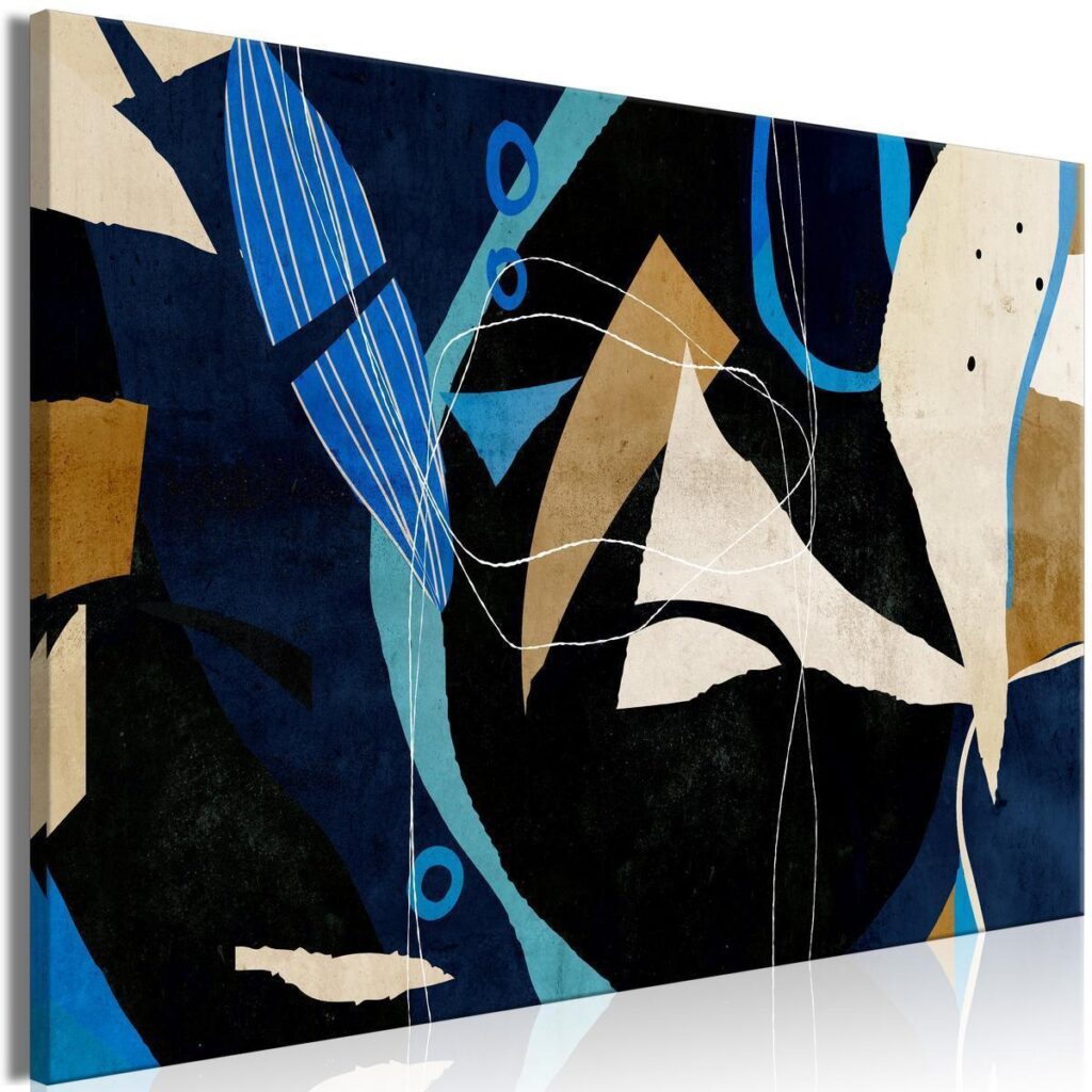 Schilderij - Configuration of Abstraction (1 Part) Wide - Afbeelding 2