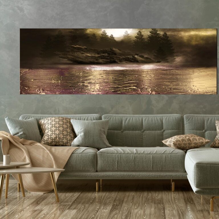 Schilderij - Contemplation (1 Part) Narrow - First Variant