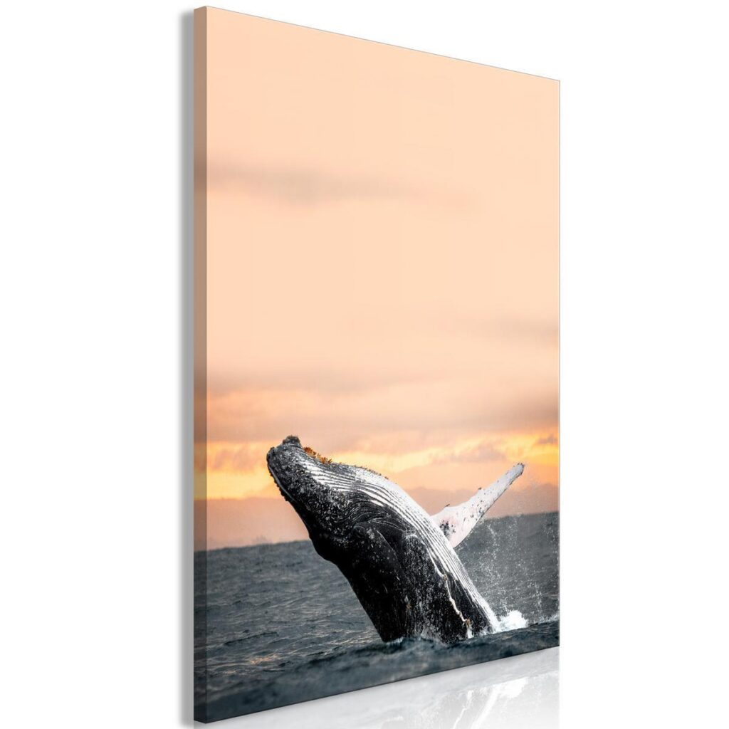 Schilderij - Dance at Dawn (1 Part) Vertical - Afbeelding 2