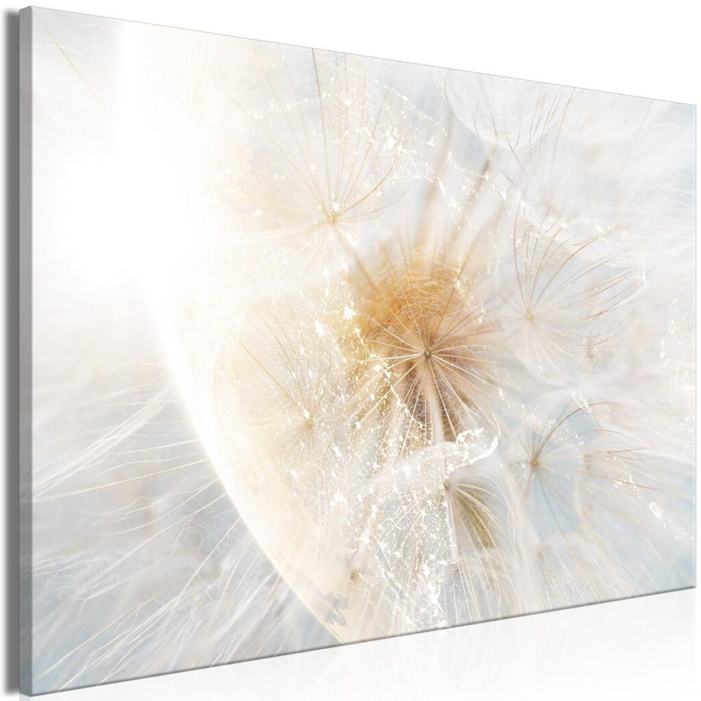 Schilderij - Dandelion in the Sun (1 Part) Wide