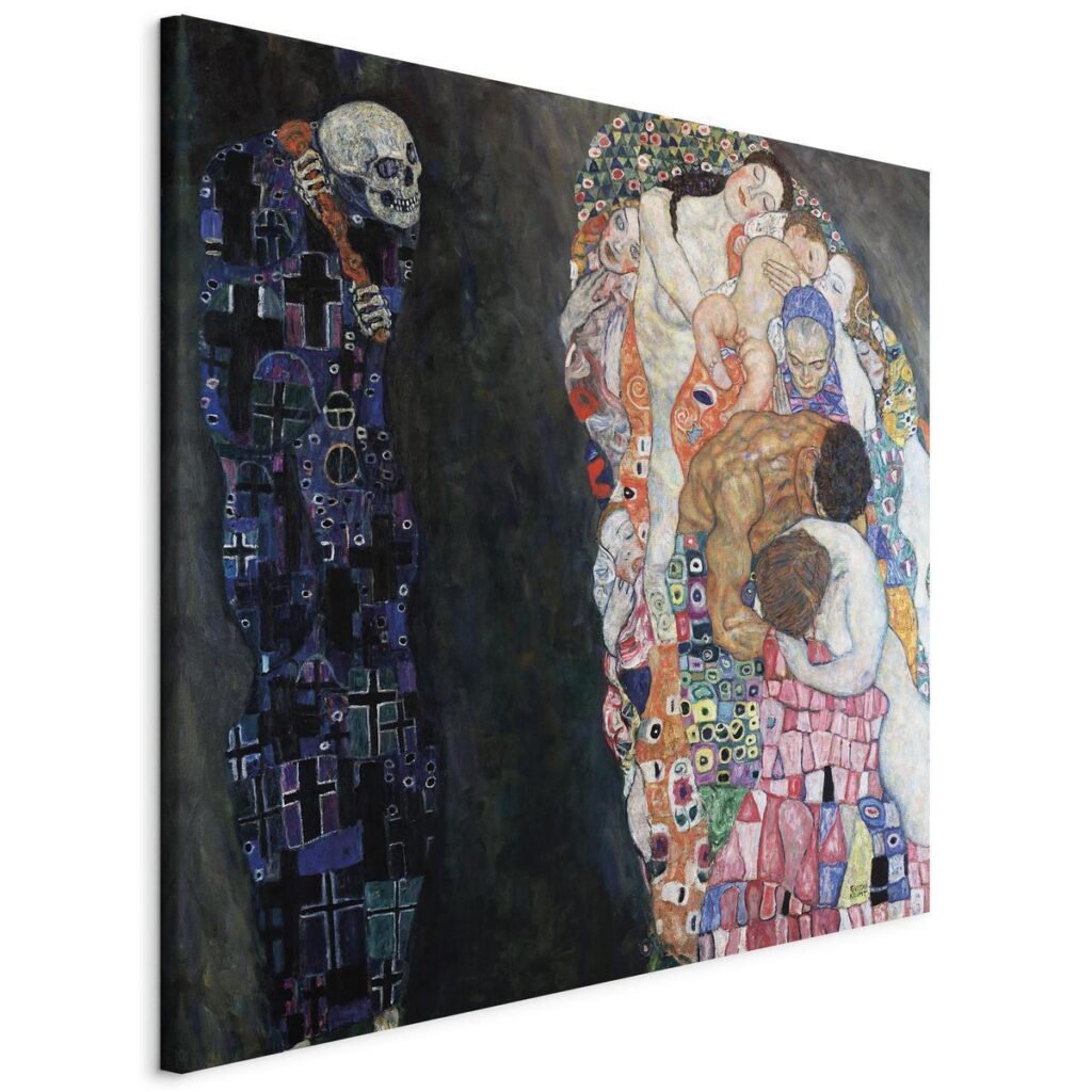 Schilderij - Death and Life