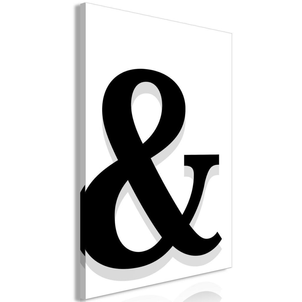 Schilderij - Decorative Letter (1 Part) Vertical - Afbeelding 2