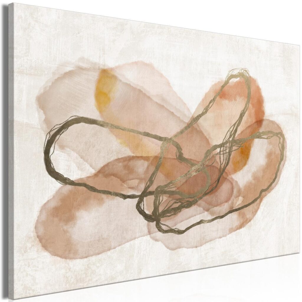 Schilderij - Delicate Composition (1 Part) Wide