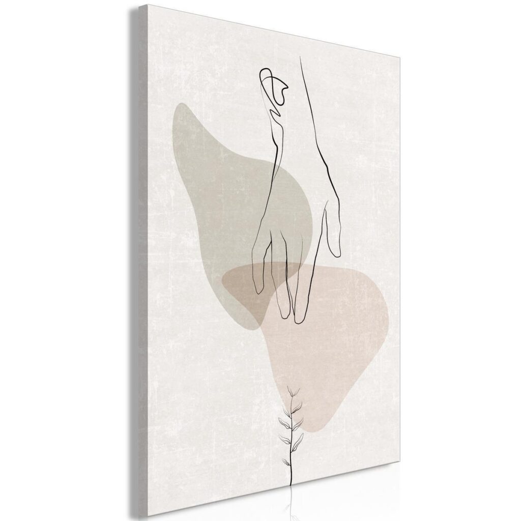 Schilderij - Delicate Touch (1 Part) Vertical - Afbeelding 2