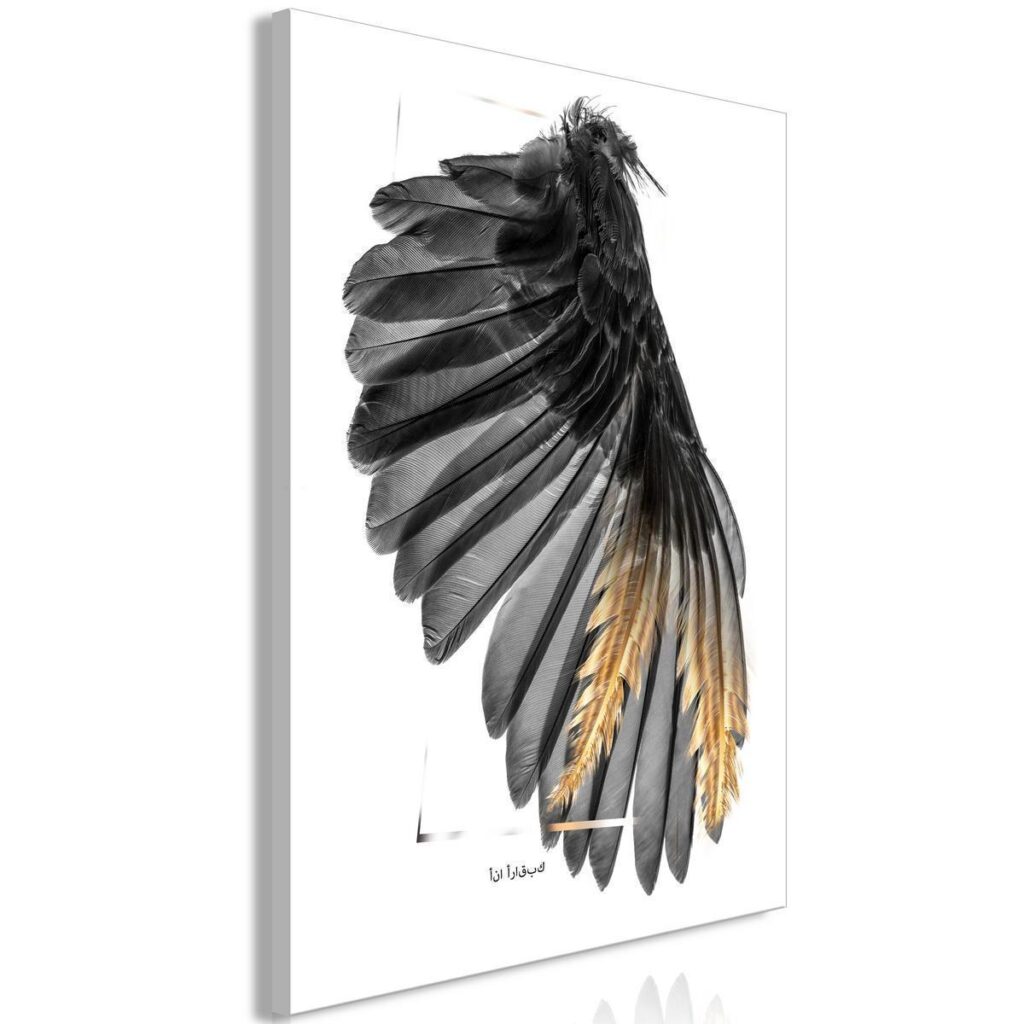 Schilderij - Devil's Wing (1 Part) Vertical - Afbeelding 2
