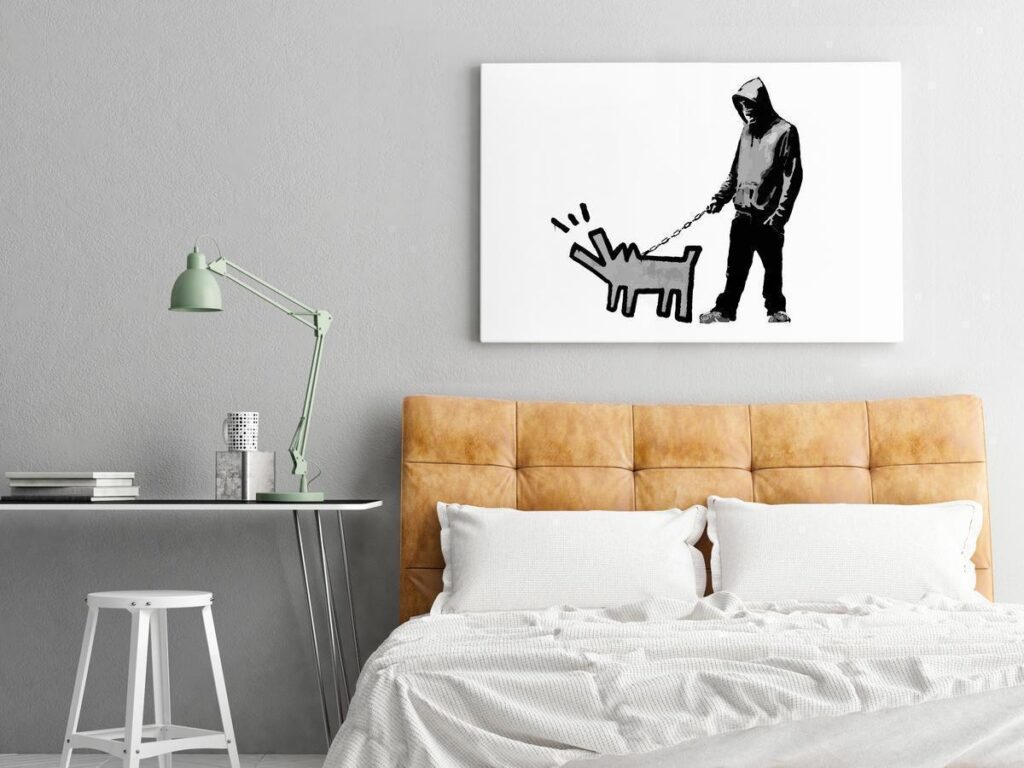 Schilderij - Dog Art (1 Part) Vertical