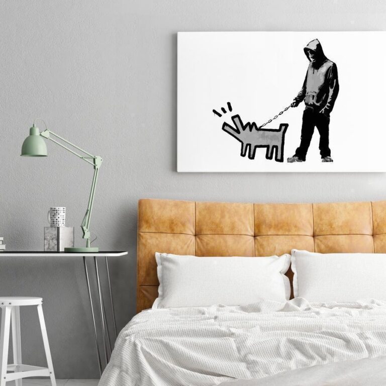 Schilderij - Dog Art (1 Part) Vertical