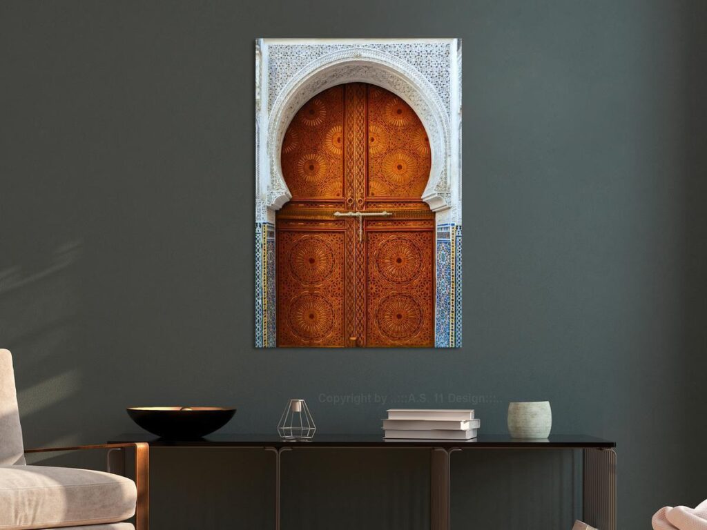 Schilderij - Door of Dreams (1 Part) Vertical