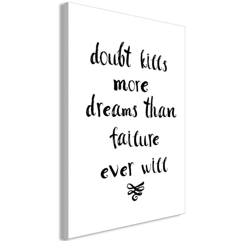 Schilderij - Doubts and Dreams (1 Part) Vertical - Afbeelding 2