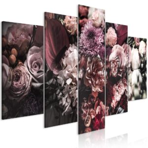 Schilderij - Dream In the Garden (5 Parts) Wide