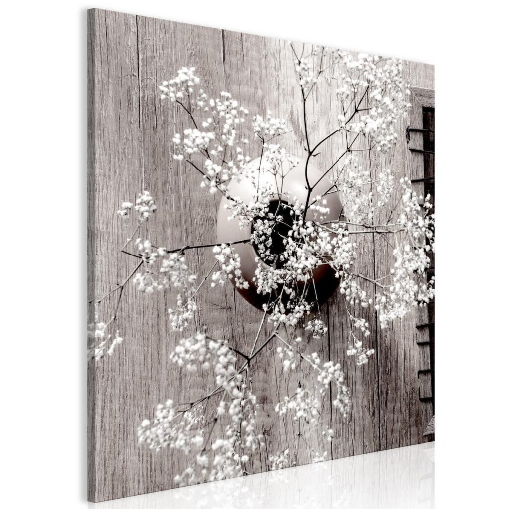 Schilderij - Dried Flowers (1 Part) Square - Afbeelding 2