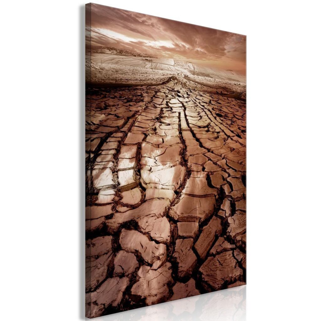 Schilderij - Drought (1 Part) Vertical - Afbeelding 2