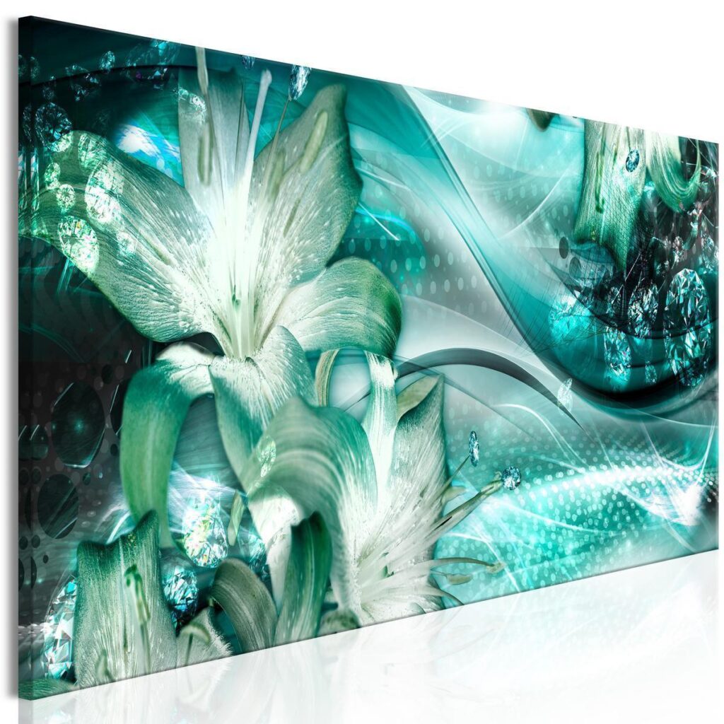 Schilderij - Emerald Dream (1 Part) Narrow