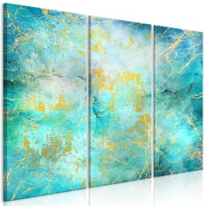 Schilderij - Emerald Ocean (3 Parts)