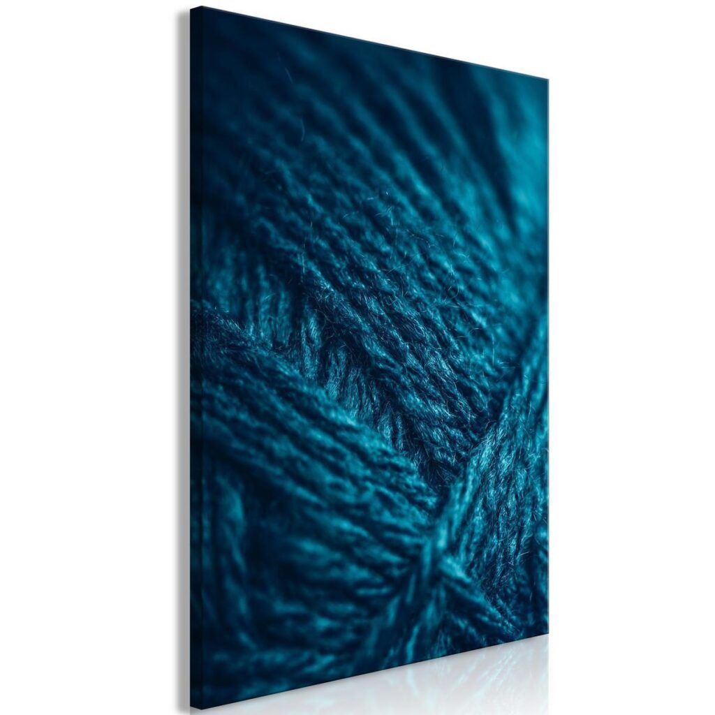 Schilderij - Emerald Wool (1 Part) Vertical - Afbeelding 2