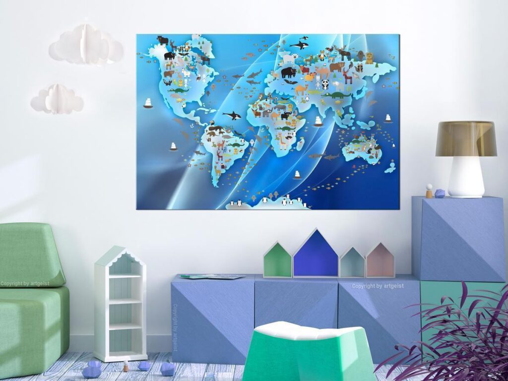 Schilderij - Enchanted World (1 Part) Wide