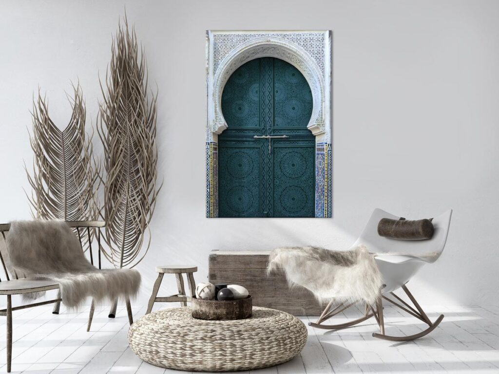 Schilderij - Ethnic Door (1 Part) Vertical