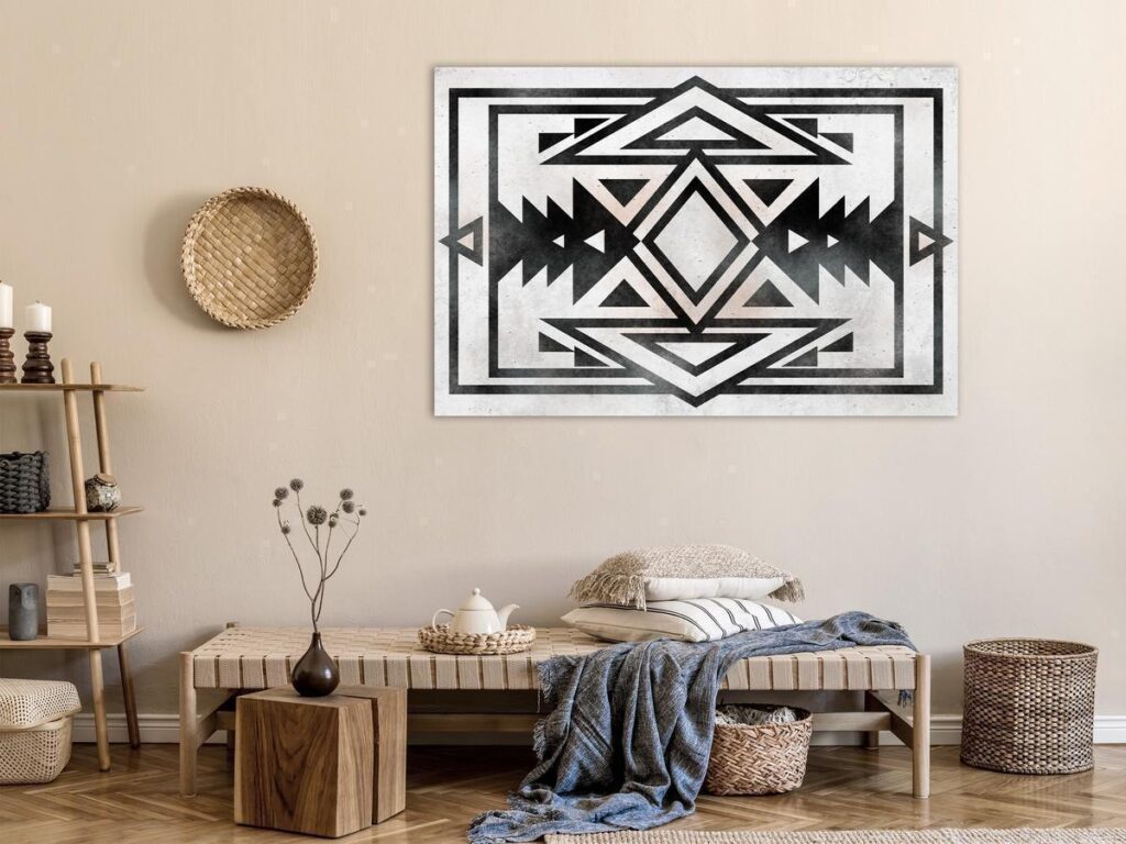 Schilderij - Ethnic Pattern (1 Part) Wide - Afbeelding 2
