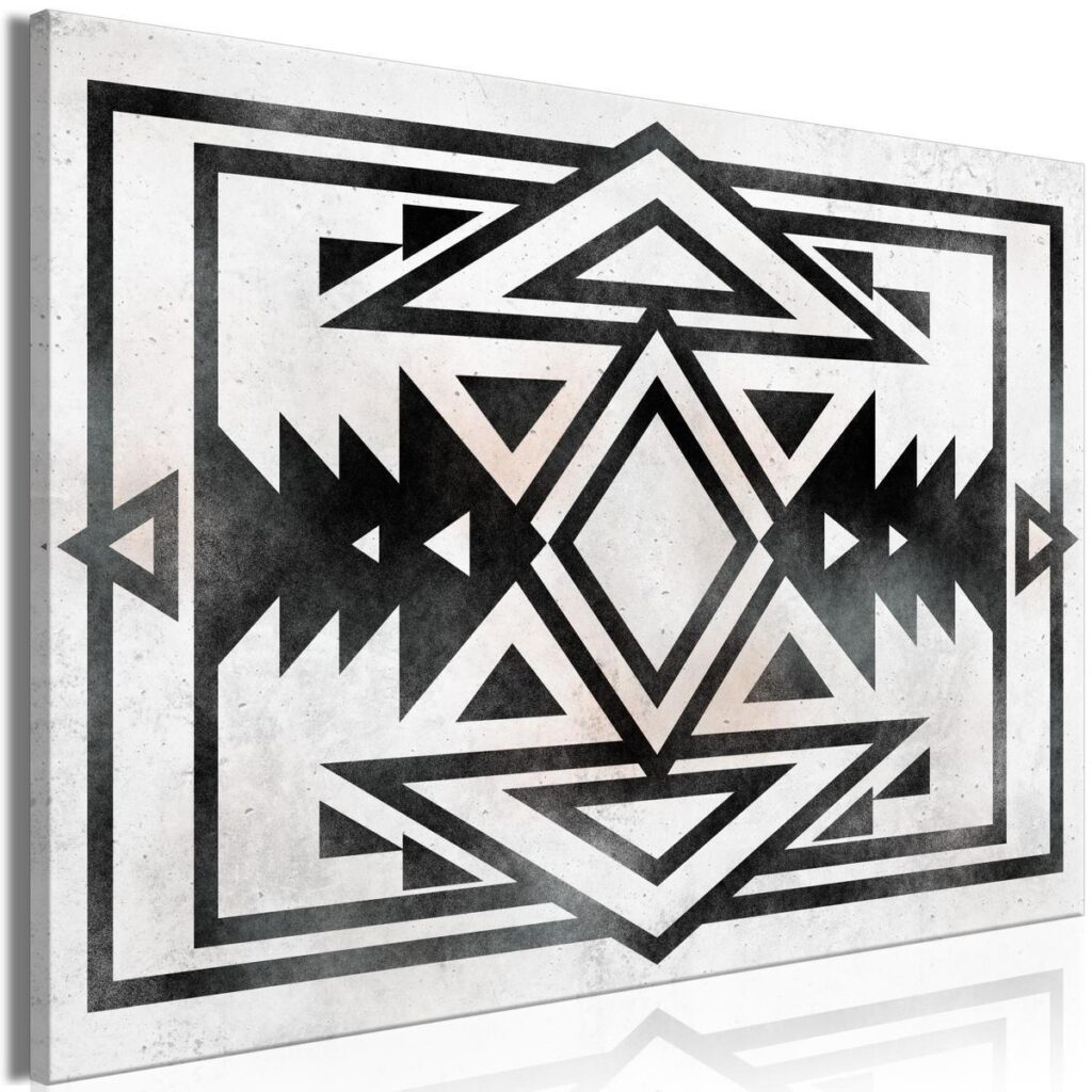 Schilderij - Ethnic Pattern (1 Part) Wide