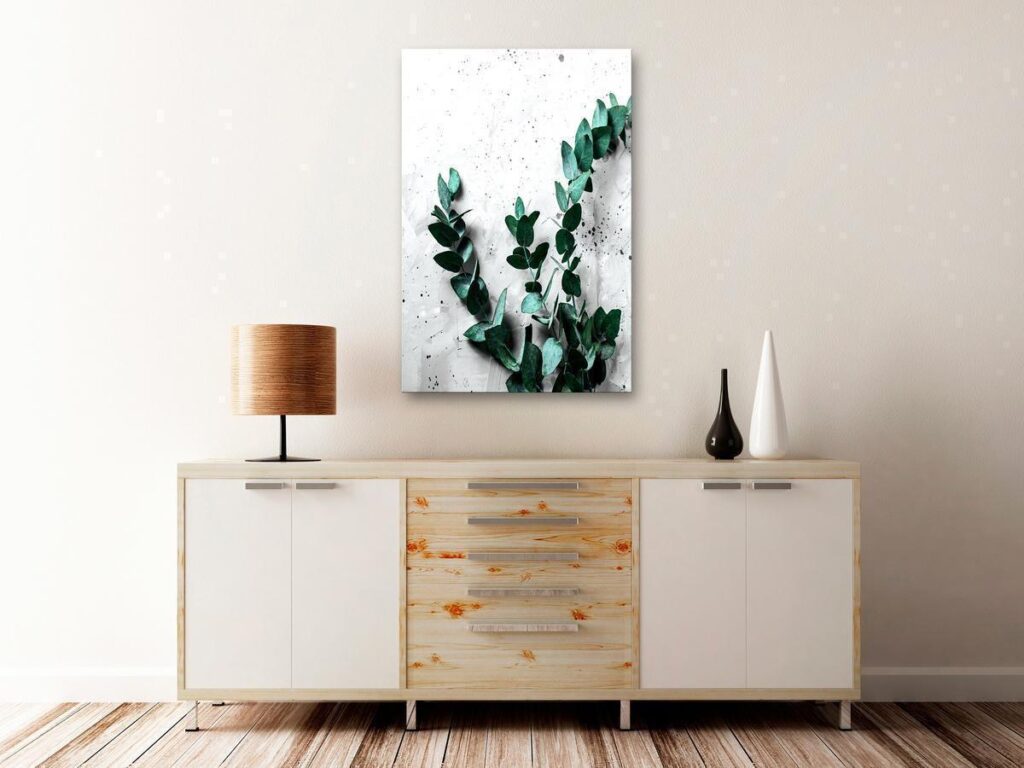 Schilderij - Eucalyptus Scent (1 Part) Vertical