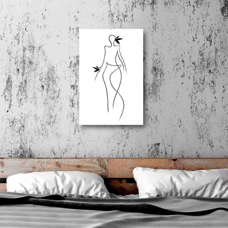 Schilderij - Exotic Dance (1 Part) vertical