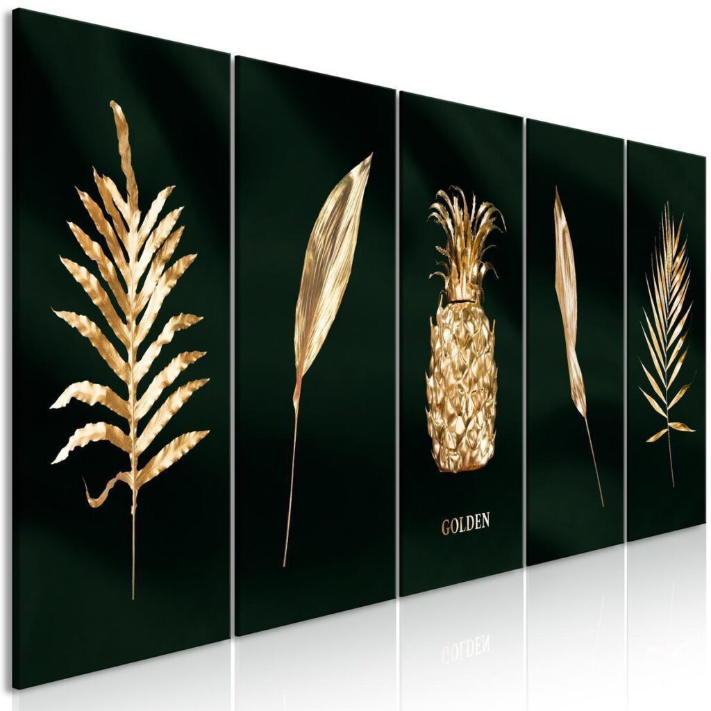 Schilderij - Exotic Elements (5 Parts) Wide