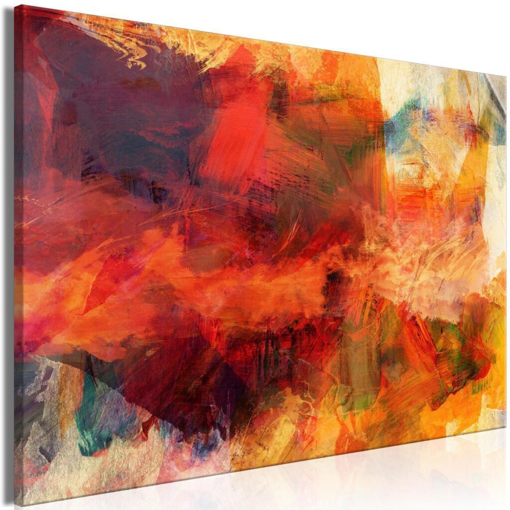 Schilderij - Explosion of Wild Colors (1 Part) Wide - Afbeelding 2