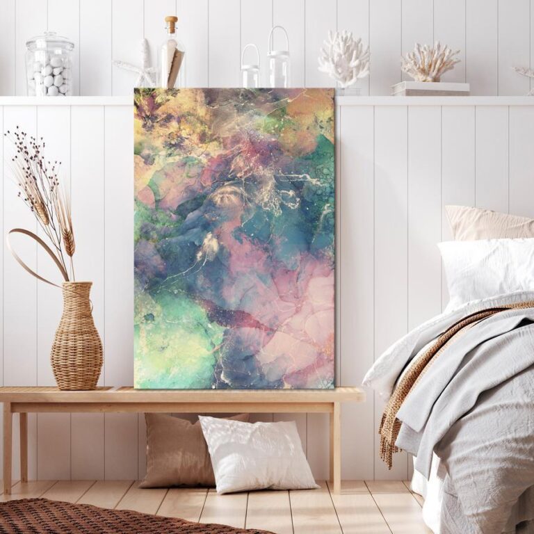 Schilderij - Explosive Colors (1 Part) Vertical