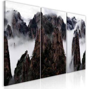 Schilderij - Faces of Earth (3 Parts)