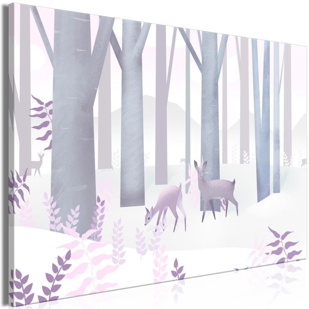 Schilderij - Fairy-Tale Forest (1 Part) Vertical - Second Variant