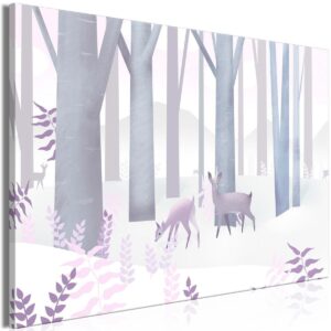 Schilderij - Fairy-Tale Forest (1 Part) Vertical - Second Variant