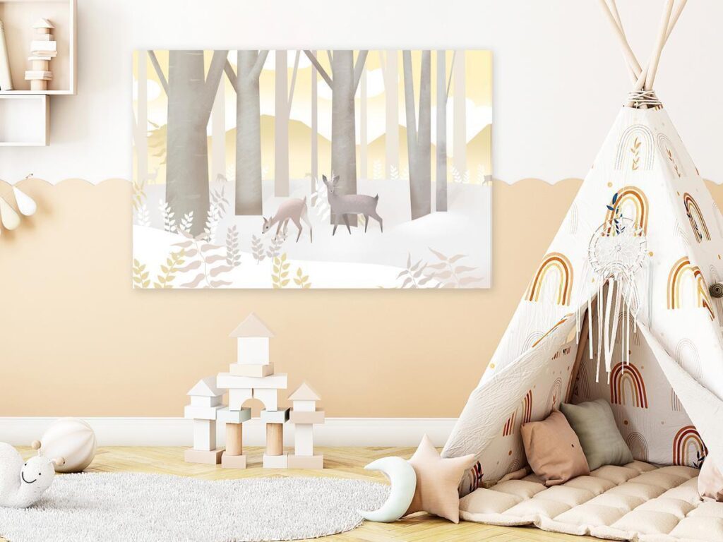 Schilderij - Fairy-Tale Forest (1 Part) Vertical - Third Variant - Afbeelding 2