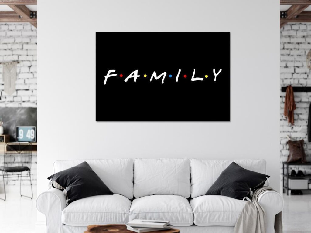Schilderij - Family (1 Part) Wide - Afbeelding 2
