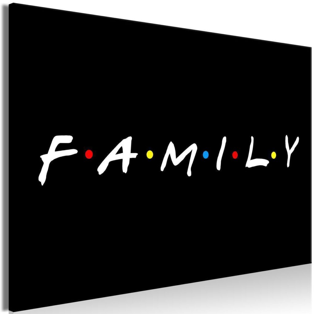 Schilderij - Family (1 Part) Wide