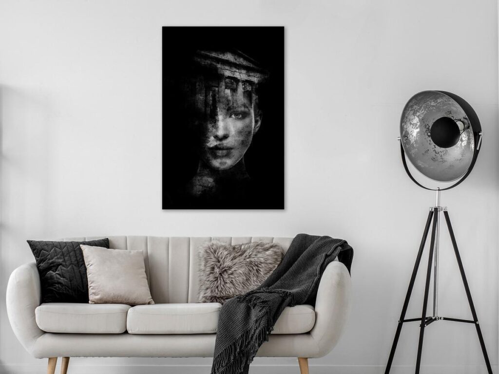 Schilderij - Feminine Architecture (1 Part) Vertical