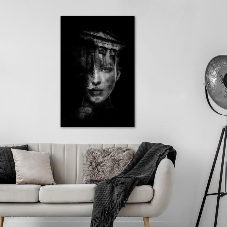 Schilderij - Feminine Architecture (1 Part) Vertical