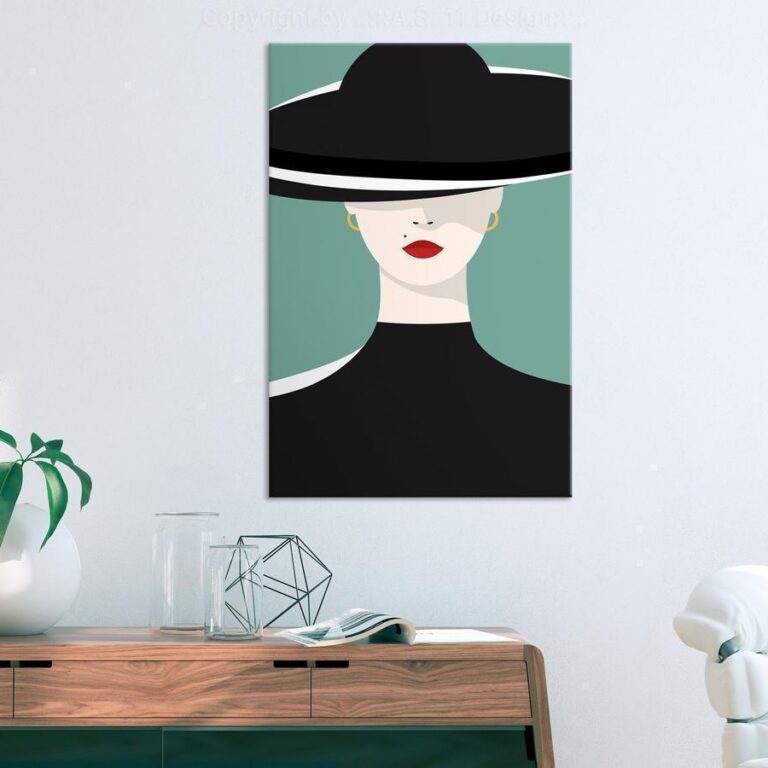Schilderij - Femininity (1 Part) Vertical