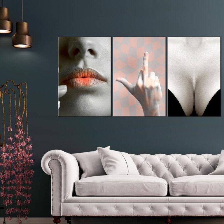 Schilderij - Femininity (3 Parts)