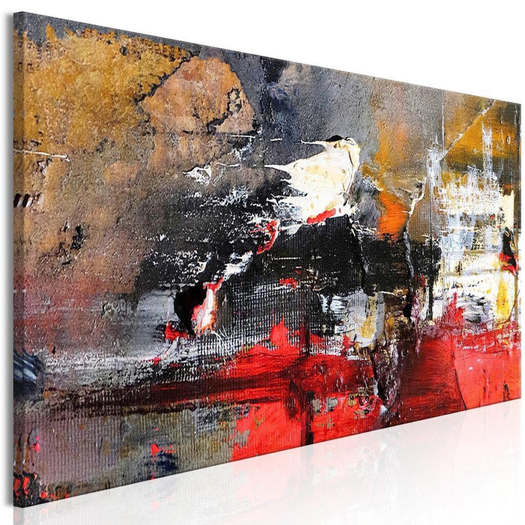 Schilderij - Fiery Rush (1 Part) Narrow