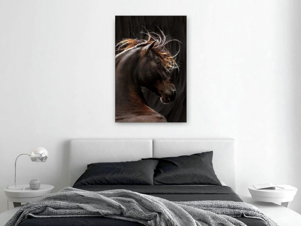 Schilderij - Fiery Wind (1 Part) Vertical